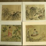 791 9006 SILK PAINTINGS